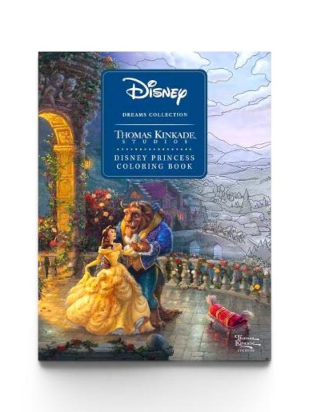 NWT - Disney Dreams Princess Thomas Kinkade Studios Coloring Book BRAND NEW